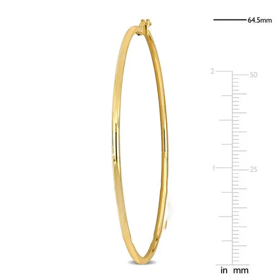 Original Amour 645mm Hoop Earrings in 10k Yellow Gold JMS always Earrings Original Amour 645mm Hoop Earrings in 10k Yellow Gold JMS always Earrings