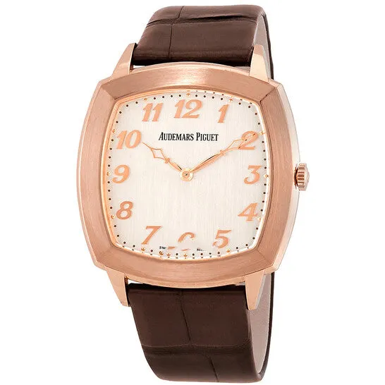 Original Audemars Piguet Tradition Silver Dial Brown Leather Mens Watch 15335OROOA092CR01 JMS always Watches Original Audemars Piguet Tradition Silver Dial Brown Leather Mens Watch 15335OROOA092CR01 JMS always Watches