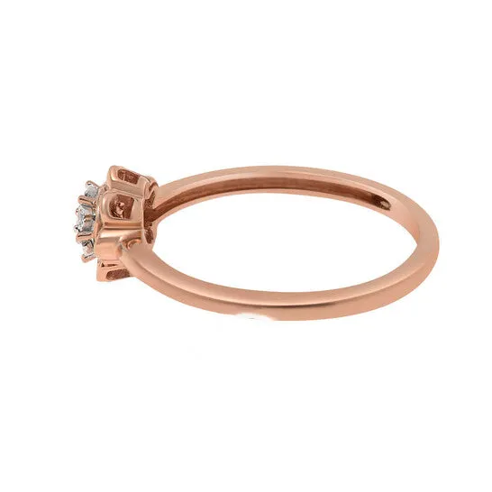 Original Bliss 18K Rose Gold Diamond Cluster Ring sz 625 20089427 JMS always Rings Original Bliss 18K Rose Gold Diamond Cluster Ring sz 625 20089427 JMS always Rings