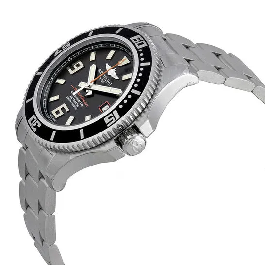Original Breitling Superocean 44 Black Dial Stainless Steel Mens Watch A1739102BA80SS JMS always Bracelets Original Breitling Superocean 44 Black Dial Stainless Steel Mens Watch A1739102BA80SS JMS always Bracelets