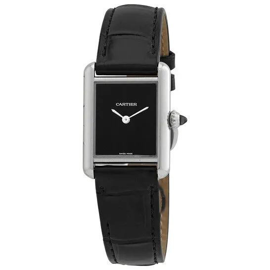Original Cartier Tank Quartz Black Dial Ladies Watch WSTA0071 JMS always Watches Original Cartier Tank Quartz Black Dial Ladies Watch WSTA0071 JMS always Watches
