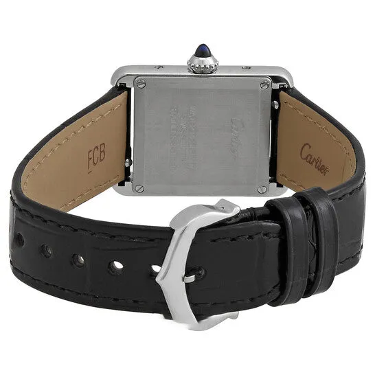 Original Cartier Tank Quartz Black Dial Ladies Watch WSTA0071 JMS always Watches