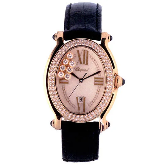 Original Chopard Happy Sport Diamond 18k Yellow Gold Black Ladies Watch 2770120004 JMS always PreStyled Sets Original Chopard Happy Sport Diamond 18k Yellow Gold Black Ladies Watch 2770120004 JMS always PreStyled Sets