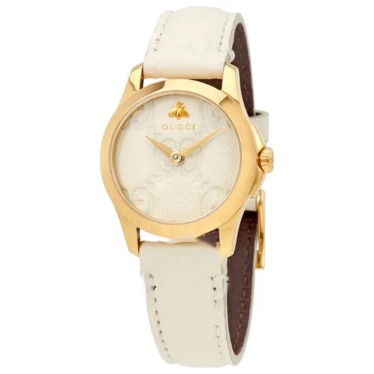 Original Gucci GTimeless White Dial Ladies Leather Watch YA126580 JMS always Watches Original Gucci GTimeless White Dial Ladies Leather Watch YA126580 JMS always Watches