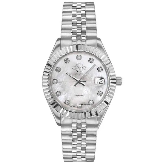 Original GV2 by Gevril Naples Diamond Mother of Pearl Dial Ladies Watch 12405 JMS always Watches Original GV2 by Gevril Naples Diamond Mother of Pearl Dial Ladies Watch 12405 JMS always Watches