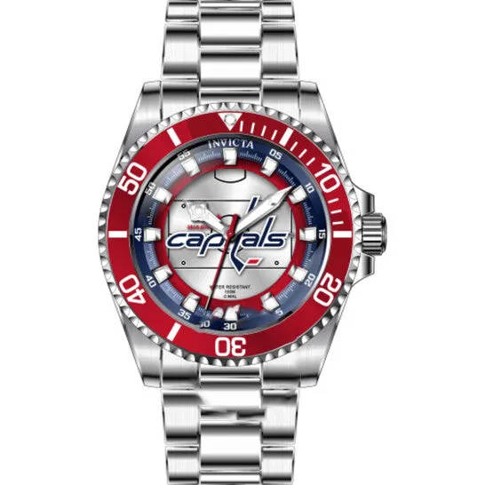 Original Invicta NHL Washington Capitals Quartz Silver Dial Ladies Watch 42226 JMS always Watches Original Invicta NHL Washington Capitals Quartz Silver Dial Ladies Watch 42226 JMS always Watches