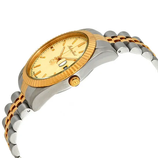 Original MatheyTissot Mathey III Quartz Gold Dial Twotone Mens Watch H810BDI JMS always Rings