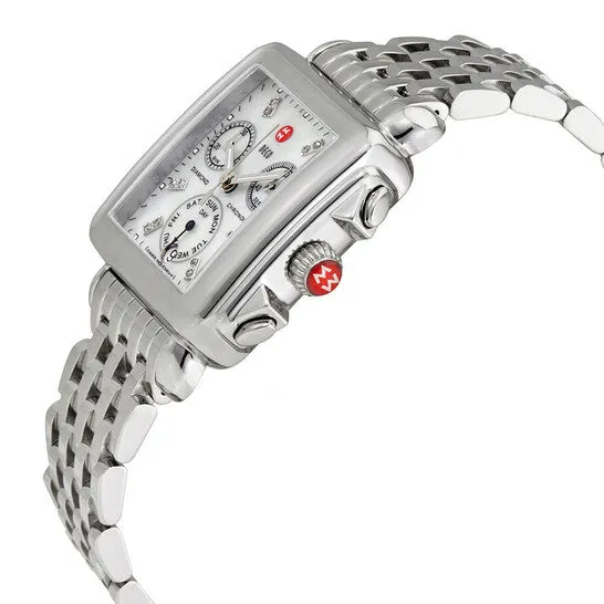 Original Michele Deco Chronograph Mother of Pearl Dial Ladies Watch MWW06P000014 JMS always Watches Original Michele Deco Chronograph Mother of Pearl Dial Ladies Watch MWW06P000014 JMS always Watches