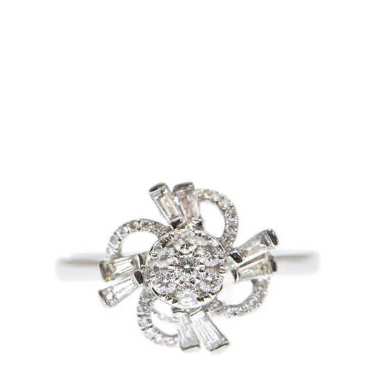 Original New J Collection Ring 31 Rddi 023 Ct8 Ditapa 026 Ct18kw 278 Gm 18kt White Gold Silver JMS always Rings