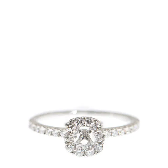 Original New J Collection Ring W Diamond 26 Rddi 042 Ct18kw 268 Gm 18kt White Gold Silver JMS always Rings