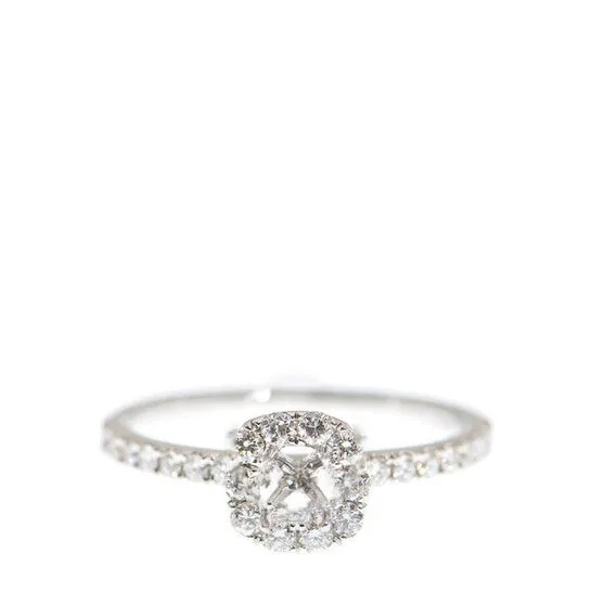 Original New J Collection Ring W Diamond 26 Rddi 042 Ct18kw 268 Gm 18kt White Gold Silver JMS always Rings