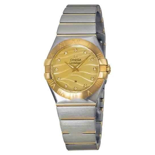 Original Omega Constellation Champagne Mother of Pearl Diamond Dial Ladies Watch 12320276057001 JMS always Watches Original Omega Constellation Champagne Mother of Pearl Diamond Dial Ladies Watch 12320276057001 JMS always Watches