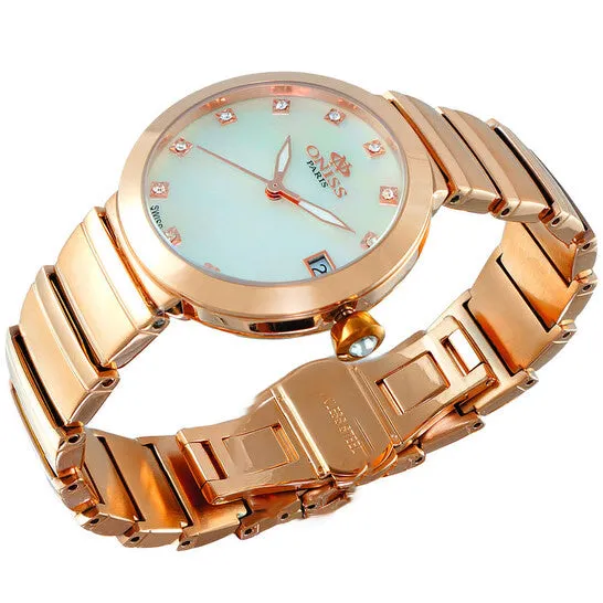 Original Oniss ON5559SS Quartz White Dial Ladies Watch ON5559SSRGWT JMS always Watches Original Oniss ON5559SS Quartz White Dial Ladies Watch ON5559SSRGWT JMS always Watches