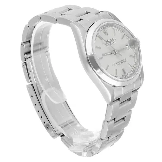 Original Preowned Rolex Datejust Automatic Silver Dial Ladies Watch 78240 SSO JMS always Watches