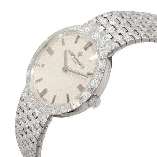 Original Preowned Vacheron Constantin Patrimony Quartz Silver Dial Ladies Watch 25162 JMS always Watches Original Preowned Vacheron Constantin Patrimony Quartz Silver Dial Ladies Watch 25162 JMS always Watches