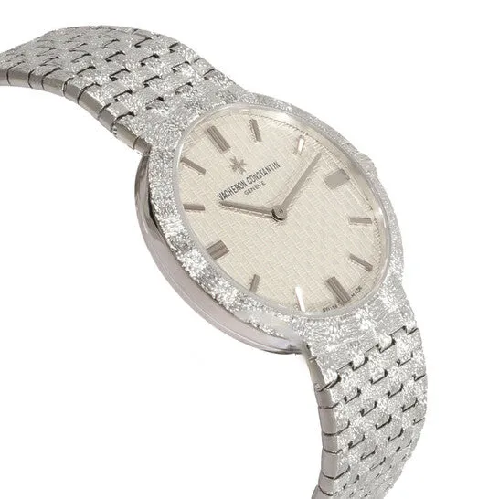 Original Preowned Vacheron Constantin Patrimony Quartz Silver Dial Ladies Watch 25162 JMS always Watches Original Preowned Vacheron Constantin Patrimony Quartz Silver Dial Ladies Watch 25162 JMS always Watches
