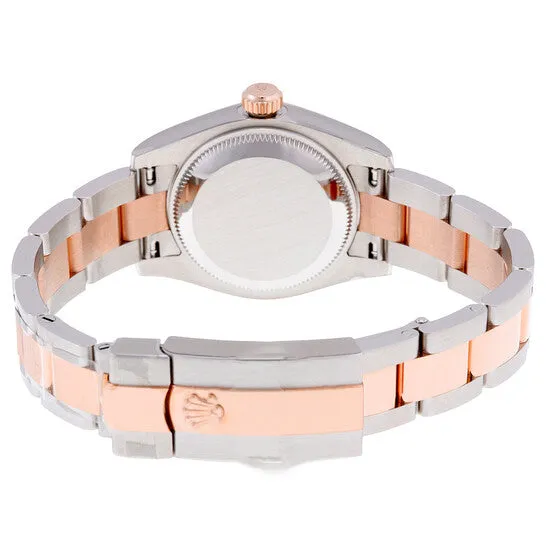 Original Rolex Lady Datejust 26 Black Mother of Pearl Dial Stainless Steel and 18K Everose Gold Oyster Bracelet Automatic Watch 179171BMRO JMS always Bracelets Original Rolex Lady Datejust 26 Black Mother of Pearl Dial Stainless Steel and 18K Everose Gold Oyster Bracelet Automatic Watch 179171BMRO JMS always Bracelets