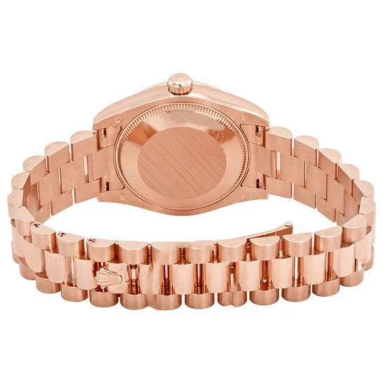 Original Rolex LadyDatejust 31 Pink Dial 18K Everose Gold President Automatic Ladies Watch 178275PKRP JMS always PreStyled Sets Original Rolex LadyDatejust 31 Pink Dial 18K Everose Gold President Automatic Ladies Watch 178275PKRP JMS always PreStyled Sets