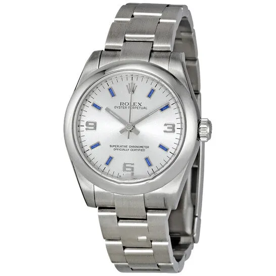 Original Rolex Oyster Perpetual 31 mm Silver Dial Stainless Steel Bracelet Automatic Unisex Watch 177200SABLSO JMS always Bracelets Original Rolex Oyster Perpetual 31 mm Silver Dial Stainless Steel Bracelet Automatic Unisex Watch 177200SABLSO JMS always Bracelets