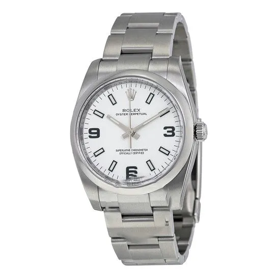 Original Rolex Oyster Perpetual 34 White Dial Stainless Steel Bracelet Automatic Watch 114200WASO JMS always Bracelets Original Rolex Oyster Perpetual 34 White Dial Stainless Steel Bracelet Automatic Watch 114200WASO JMS always Bracelets