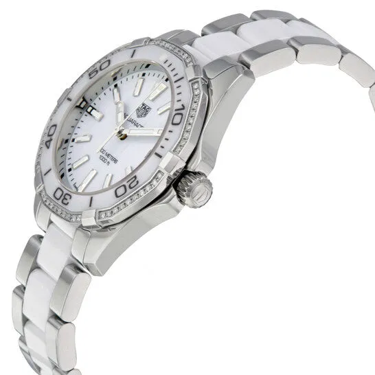 Original Tag Heuer Aquaracer White Dial Ladies Watch WAY131HBA0914 JMS always Watches Original Tag Heuer Aquaracer White Dial Ladies Watch WAY131HBA0914 JMS always Watches