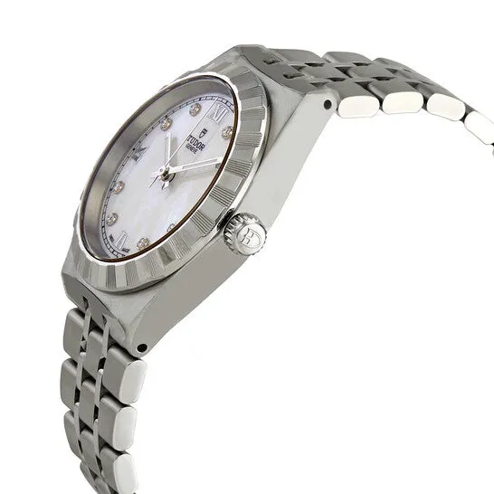Original Tudor Royal Chronograph Automatic Diamond Ladies Watch M284000005 JMS always Watches