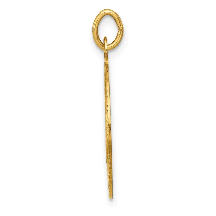 PreStyled Sets 14k Yellow Gold US NAVY Insignia Disc Pendant Goldia
