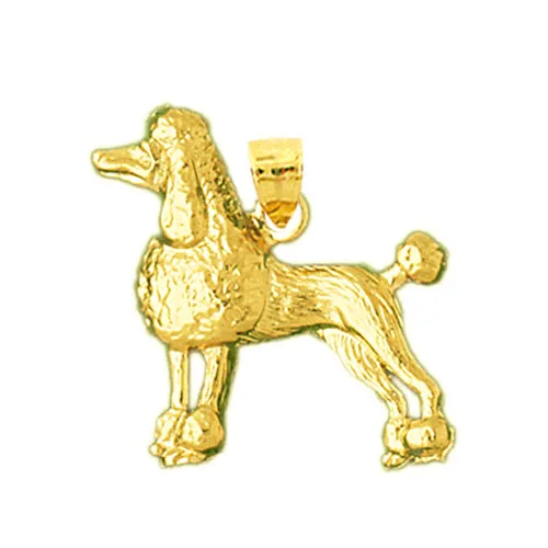 PreStyled Sets Goldia 14K Gold Poodle Pendant