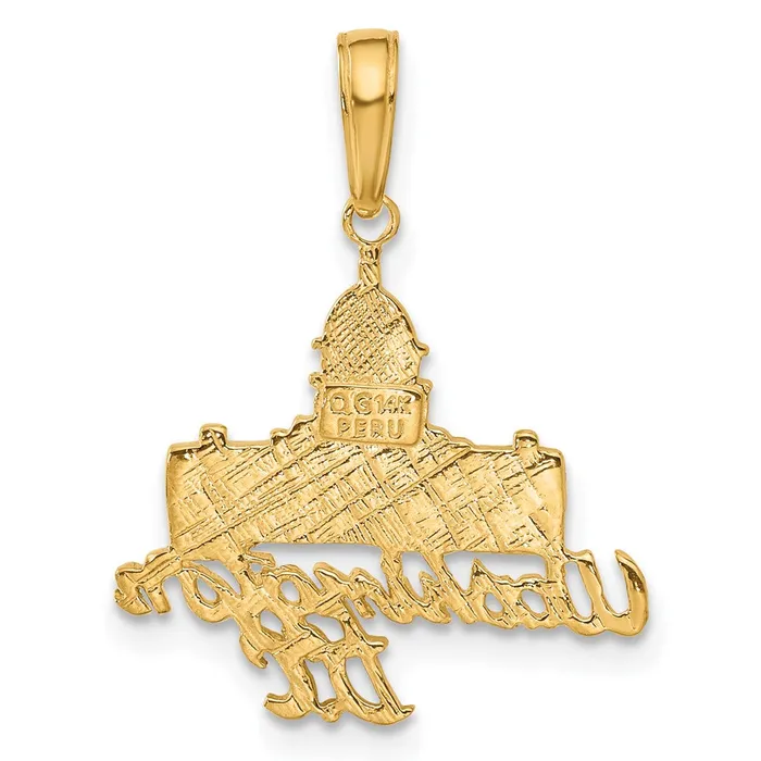 PreStyled Sets Goldia 14k Yellow Gold WASHINGTON DC Capitol Building Pendant