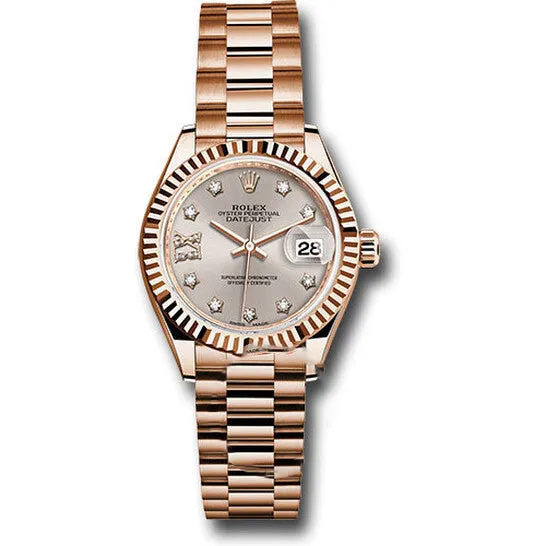PreStyled Sets JMS always Original Rolex Lady Datejust Sundust Dial 18K Everose Gold Diamond Automatic Watch RLX279175SNRDP PreStyled Sets JMS always Original Rolex Lady Datejust Sundust Dial 18K Everose Gold Diamond Automatic Watch RLX279175SNRDP