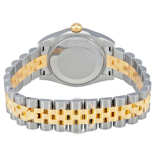 PreStyled Sets Original Rolex Datejust 31 Green Roman Numeral Diamond Dial Steel and 18K Yellow Gold Ladies Watch 178273GNRDJ JMS always PreStyled Sets Original Rolex Datejust 31 Green Roman Numeral Diamond Dial Steel and 18K Yellow Gold Ladies Watch 178273GNRDJ JMS always