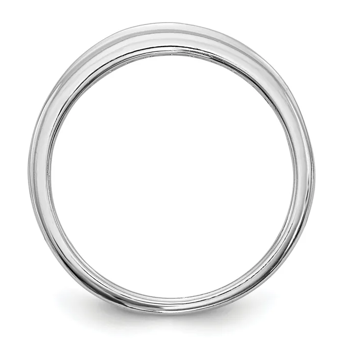 Rings 030ct CZ Solid Real 14k White Gold Wedding Wedding Band Ring Goldia