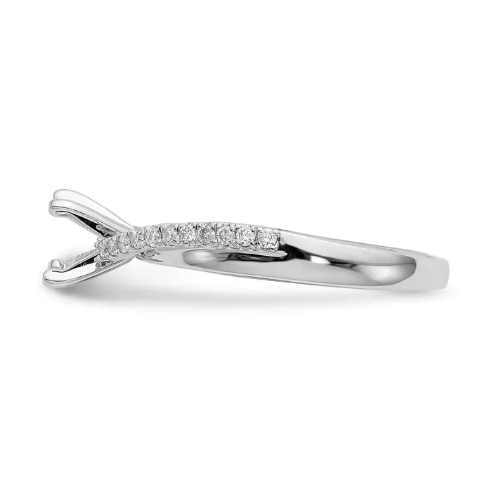 Rings 14k White Gold 18 Ct Lab Grown Diamond VSSI G Peg Set Engagement Ring Goldia