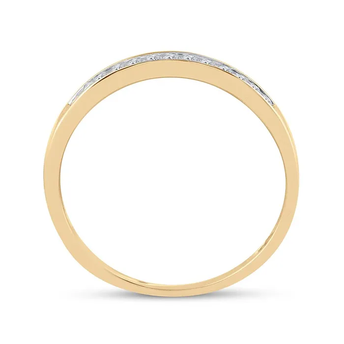Rings gndatlanta 10k Yellow Gold Princess Diamond Bridal Wedding Ring Set 12 Cttw Size 5