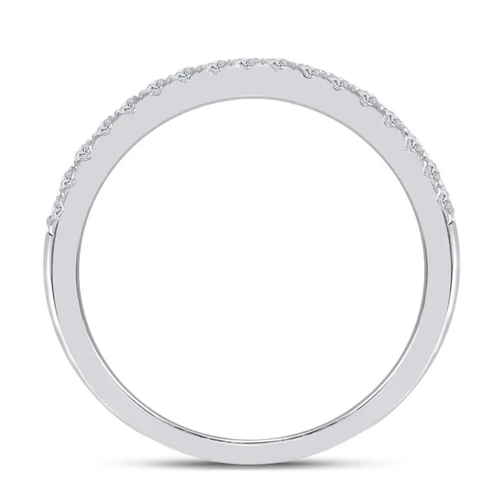 Rings gndatlanta 14k White Gold Round Diamond Bridal Wedding Ring Set 1 Cttw Certified