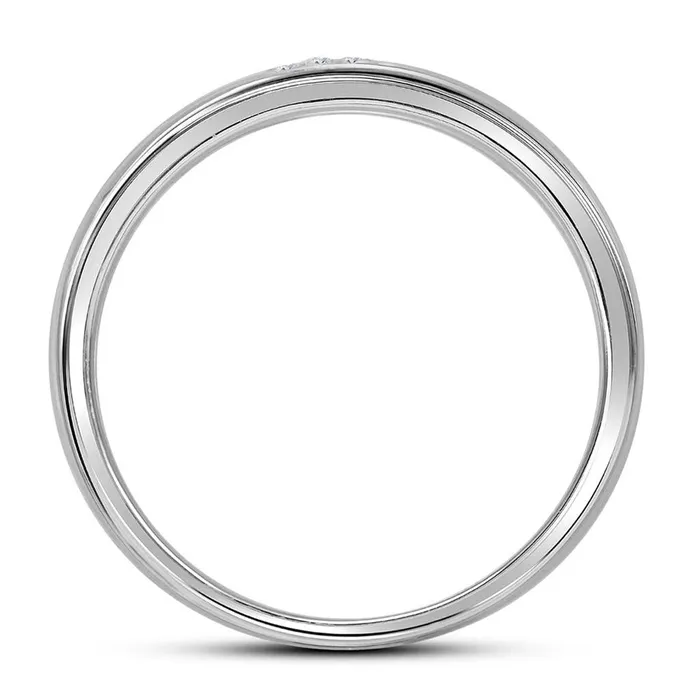 Rings gndatlanta 14k White Gold Round Diamond Slender Halo Bridal Wedding Ring Set 12 Cttw