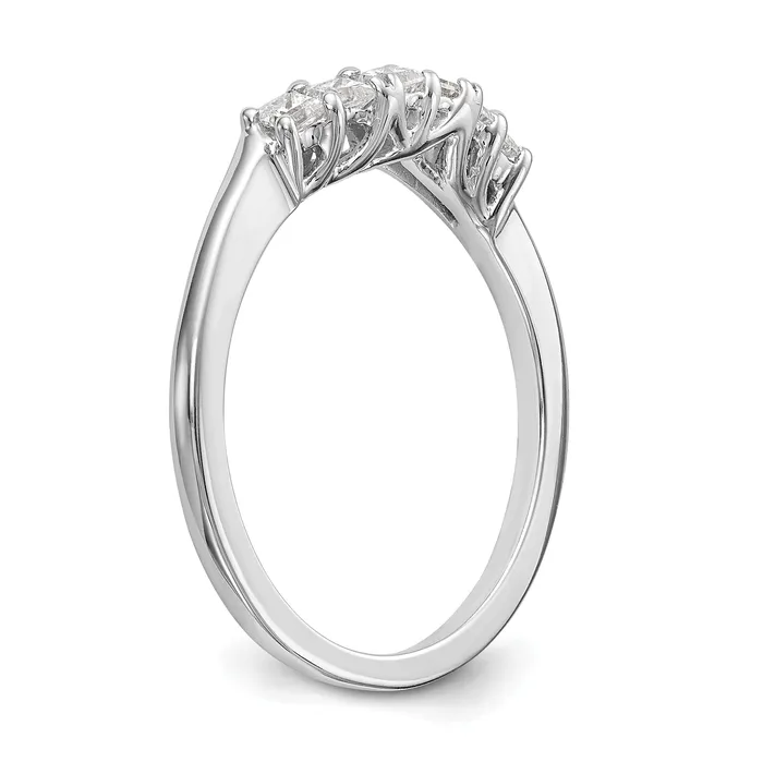 Rings Goldia 036ct CZ Solid Real 14k White Gold Wedding Wedding Band Ring