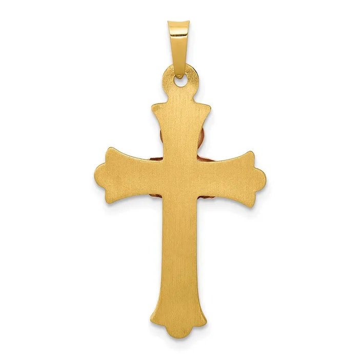 Rings Goldia 14k Twotone Gold Twotone Gold Claddagh Cross Pendant