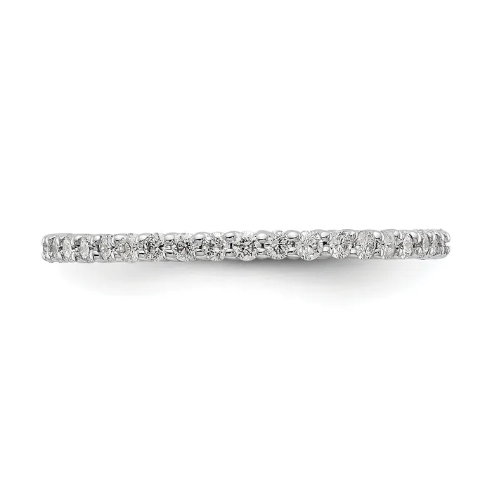 Rings Goldia 14k White Gold 12 Ct Lab Grown Diamond VSSI G Shared Prong Eternity Band Ring