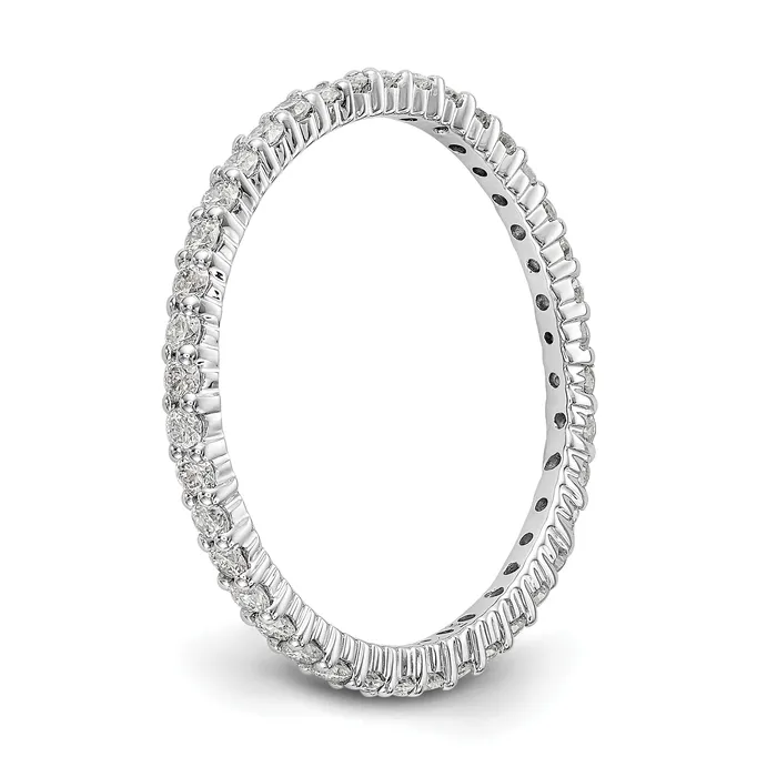 Rings Goldia 14k White Gold 12 Ct Lab Grown Diamond VSSI G Shared Prong Eternity Band Ring