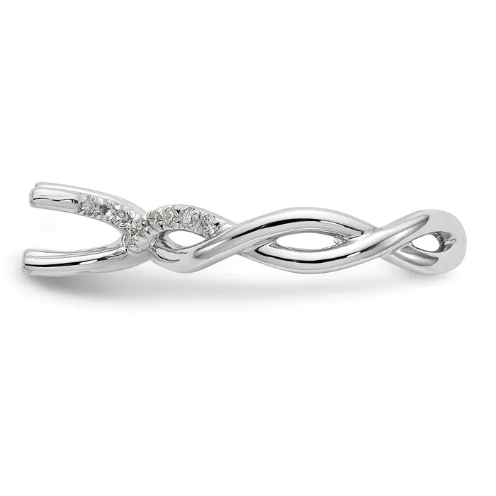 Rings Goldia 14k White Gold 14 Ct Lab Grown Diamond VSSI G 1 Ct Center Round Bypass Engagement Ring
