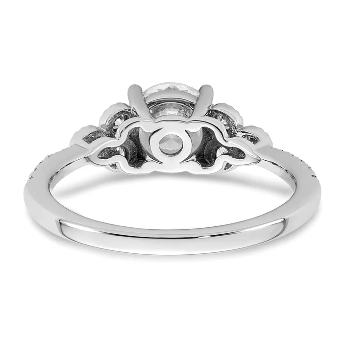 Rings Goldia 14k White Gold 15 Ct Lab Grown Diamond VSSI G 1 Ct Center Round Engagement Ring