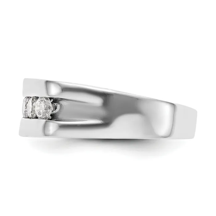 Rings Goldia 14k White Gold 34 Ct Lab Grown Diamond VSSI G Mens Band Ring