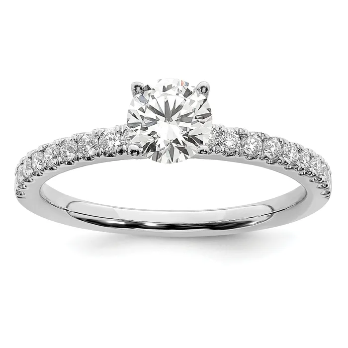 Rings Goldia 14k White Gold 34 Ct Lab Grown Diamond VSSI G Round Engagement Ring