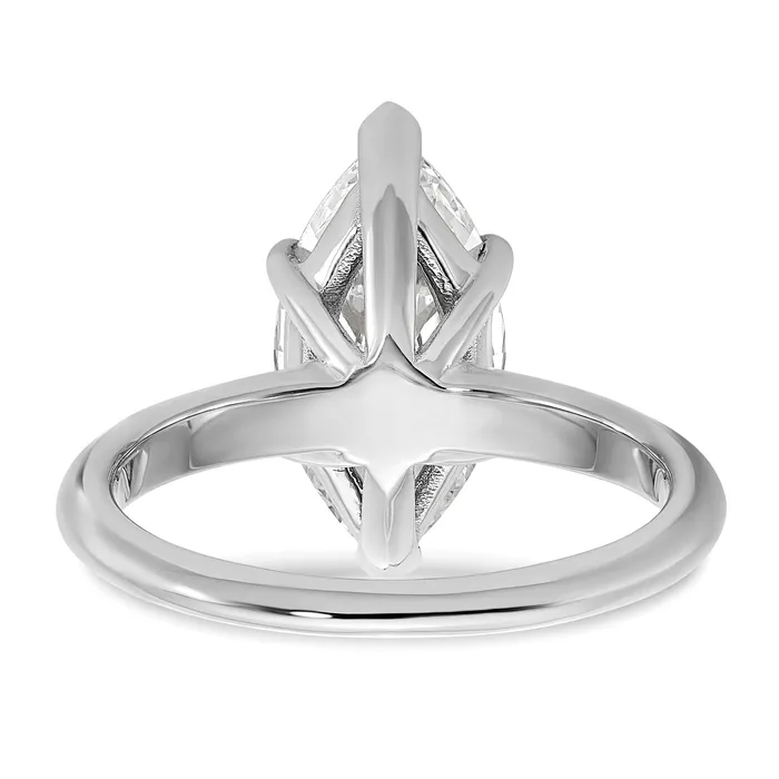 Rings Goldia 14k White Gold 3 Ct Certified Lab Grown Diamond VSSI G Marquise Solitaire Engagement Ring