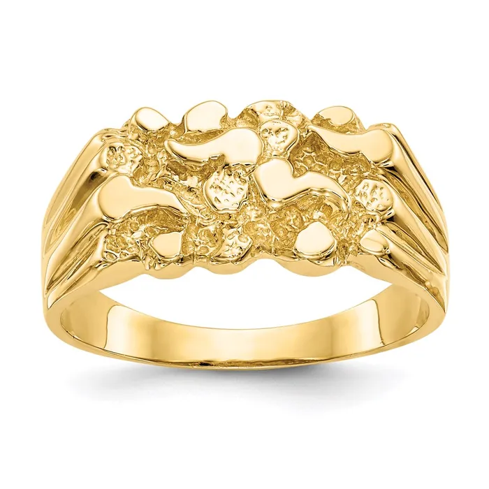 Rings Goldia 14K Yellow Gold Nugget Ring