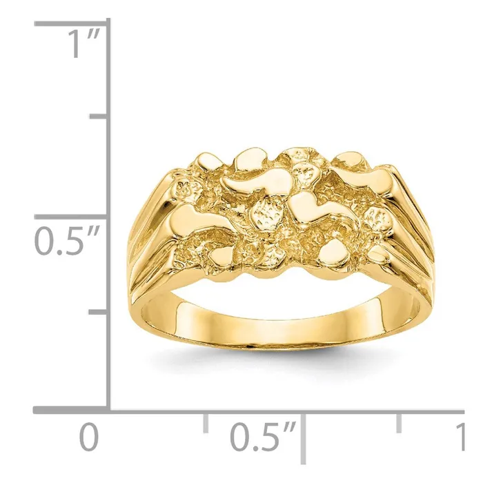 Rings Goldia 14K Yellow Gold Nugget Ring