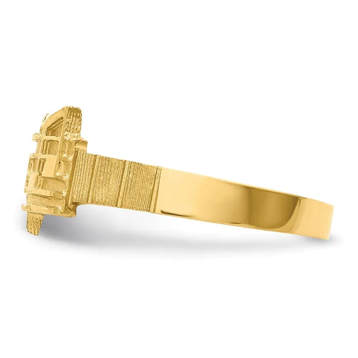 Rings Goldia 14K Yellow Gold Polished u0026 Brushed Music Notes Ring