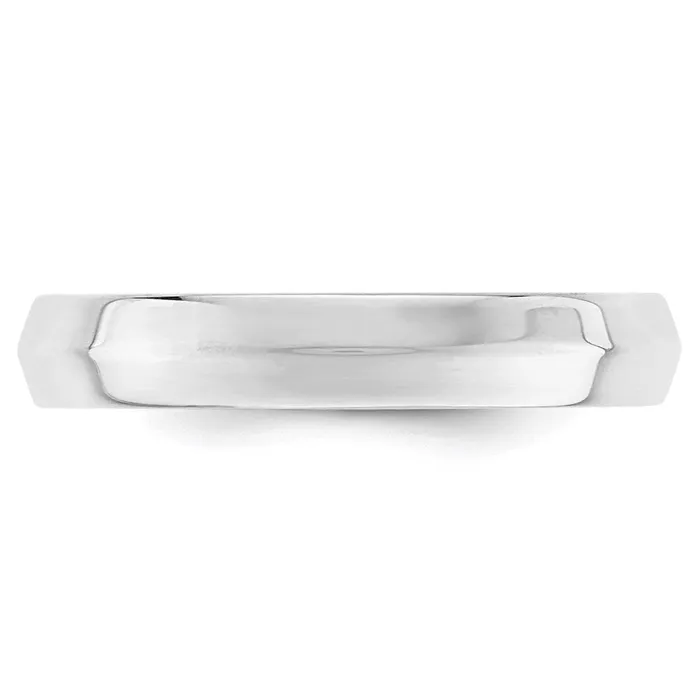 Rings Goldia Solid 10K White Gold 4mm Knife Edge Comfort Fit MensWomens Wedding Band Ring Size 13
