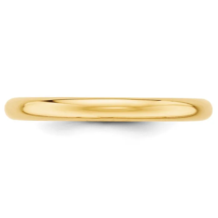 Rings Goldia Solid 10K Yellow Gold 25mm Half Round MensWomens Wedding Band Ring Size 75 Rings Goldia Solid 10K Yellow Gold 25mm Half Round MensWomens Wedding Band Ring Size 75